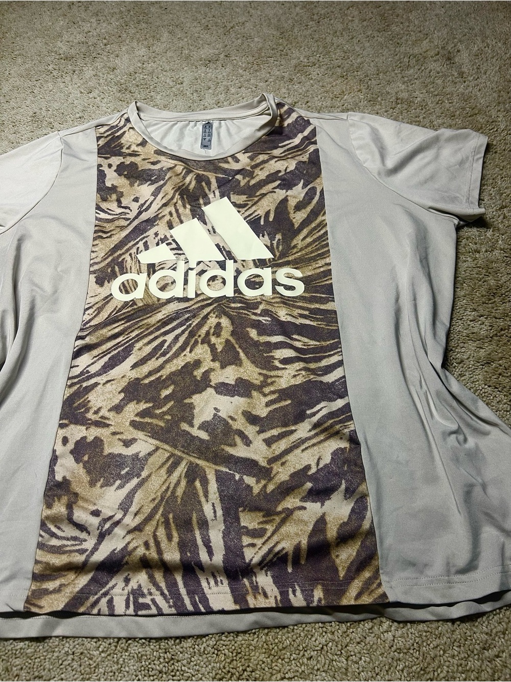 Adidas Primegreen AEROREADY Animal Print Graphic Tee 2X